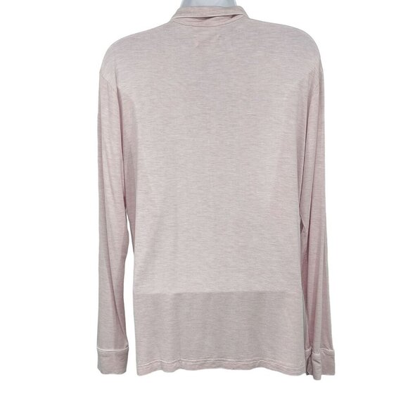 2/$30 UGG Nya Pajama PJ Top Button Up Sleep Shirt Long Sleeve Collared Pink - Picture 4 of 9